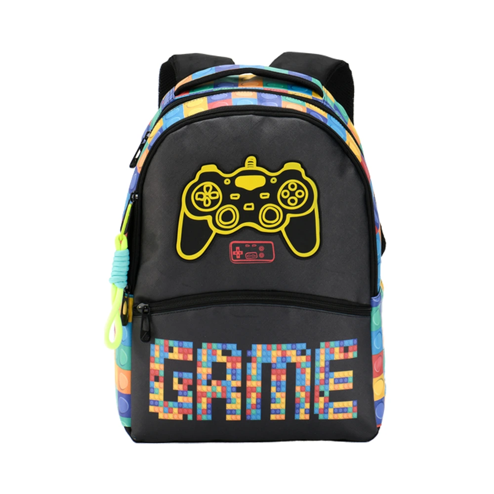 Fsy Factory Wholesale Printing Game Pattern Zipper Youth Student Backpacks Outdoor Casual Sports Backpack Women's Custom Logo 1