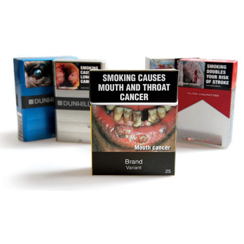 Custom Paper Box Cardboard Eco Friendly Plain Packet Smoking Case Tobacco Packaging Cigarette Box 1