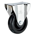 Medium Duty 4 Inch 100mm Swivel Universal Antic Static 10^5 To 10^8 Esd Polyurethane Pu Black Caster Wheel 1
