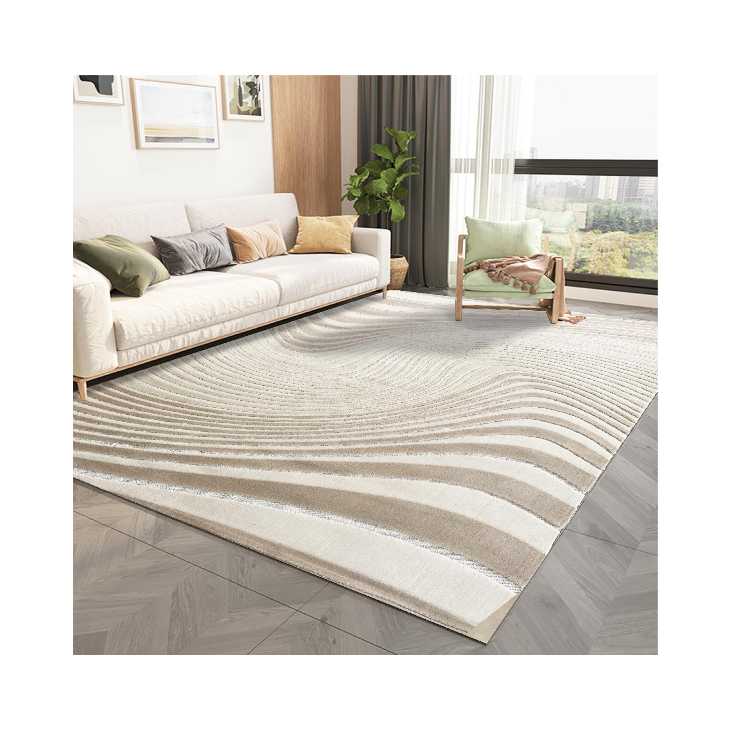 Wilton Norway Series Custom Anti-Slip Living Room Carpet 1