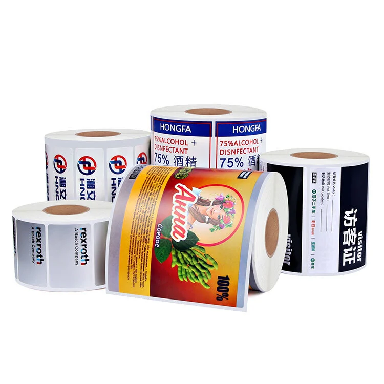 Custom Transparent PVC Vinyl Self-Adhesive Waterproof Labels 1