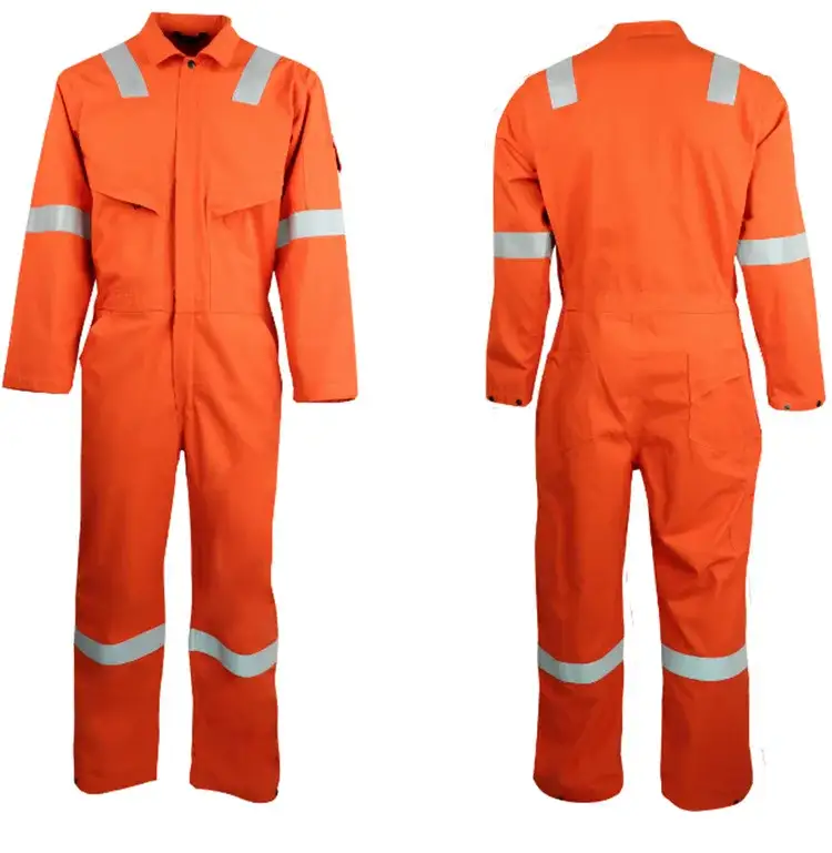 Factory Custom Wholesale Electrical Maintenance Technician Night Safety High-Visibility Coveralls 1