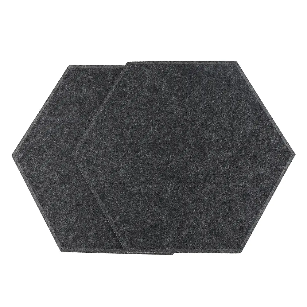 Painéil Balla Fuaimiúla PET Heicseagáin Bord Fuaimdhíonta Ionsúiteach Fuaime Il-Dathanna 1