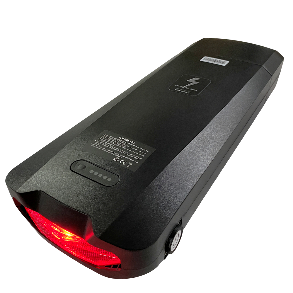 36v 21ah 48v 20ah Rear Rack Electric Bicycle Battery Lithium Ion Luggage Rack Replacement Battery Pack 1