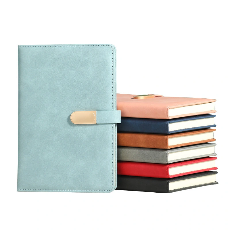 Cuaderno de costura con textura de tela de cuero sintético con logotipo personalizado A5 impreso, organizador de regalo, funda de lujo para negocios 1