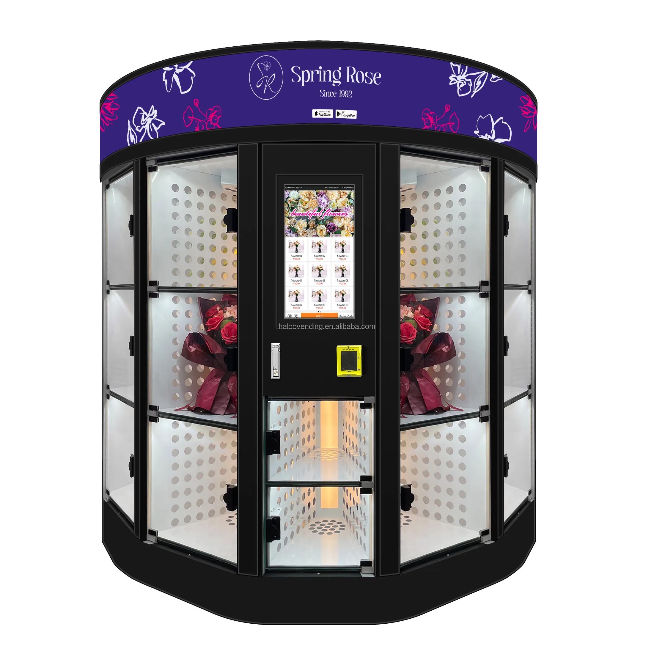Low-Cost Bouquet Vending Machine for Schools 3