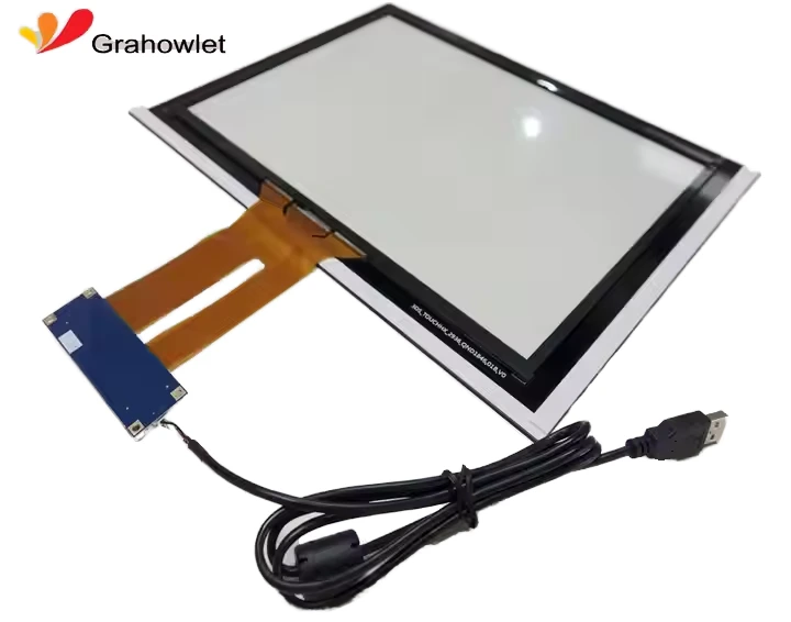Hx1501802 15 Inch Industrial Usb Projected Capacitive (pcap) Touch Screen Panel 4x3 Glass 15 Inch Industrial Usb Touch Screen 1