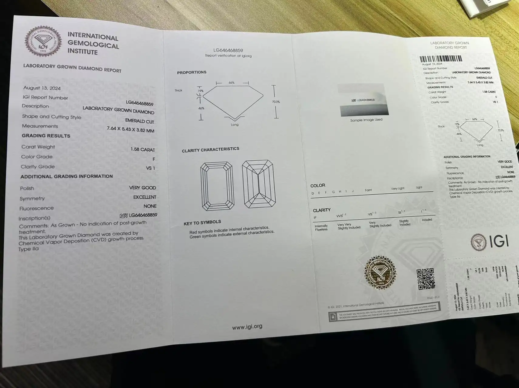 Lab Grown Diamond 4 Carat Lab Grown Emerald Cut Diamond Suppliers 4