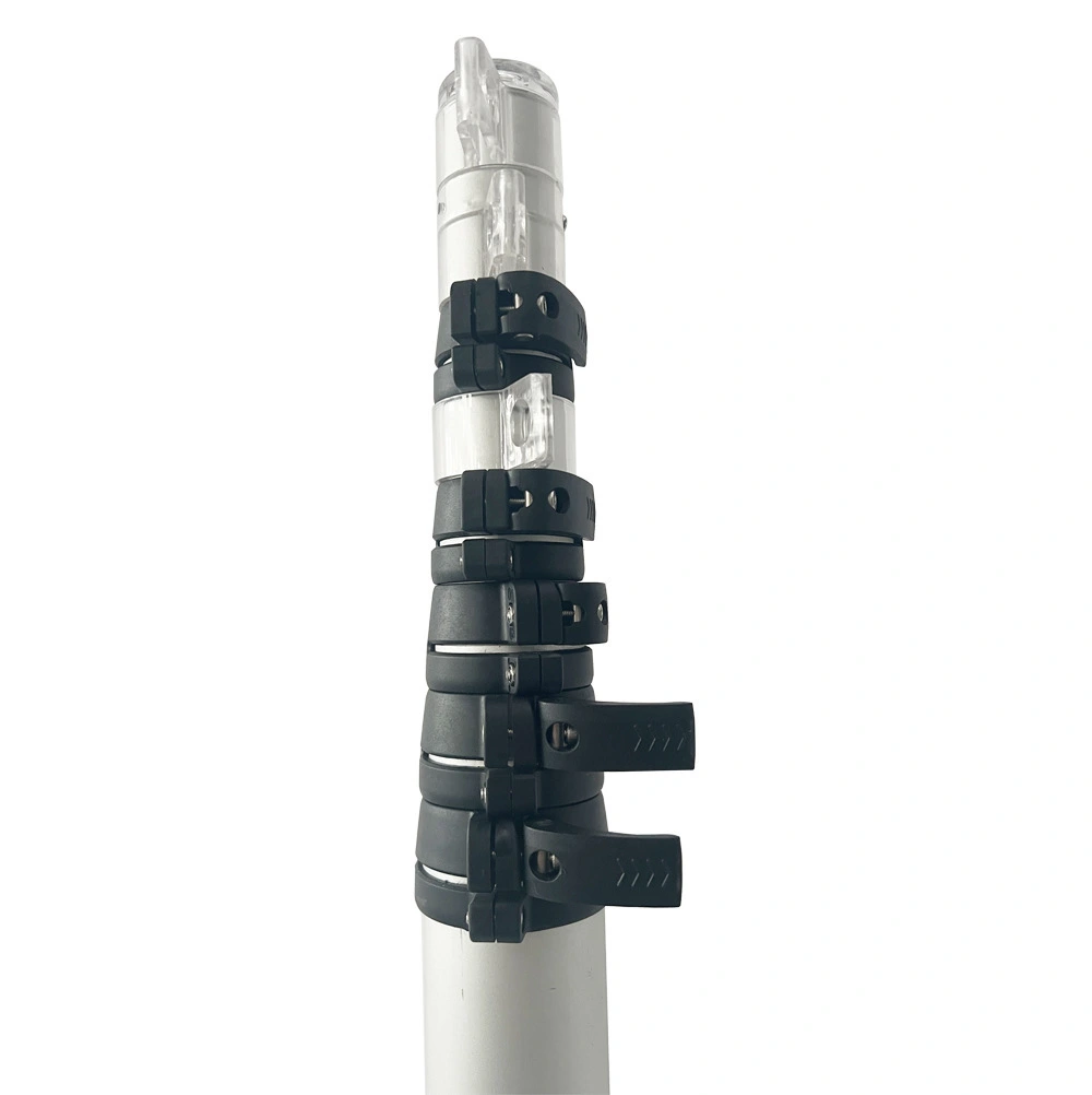 Telescopic Aluminum Flag Pole and Tarp Pole in 20 ft and 25 ft Lengths for Outdoor Banners and Shelters 1