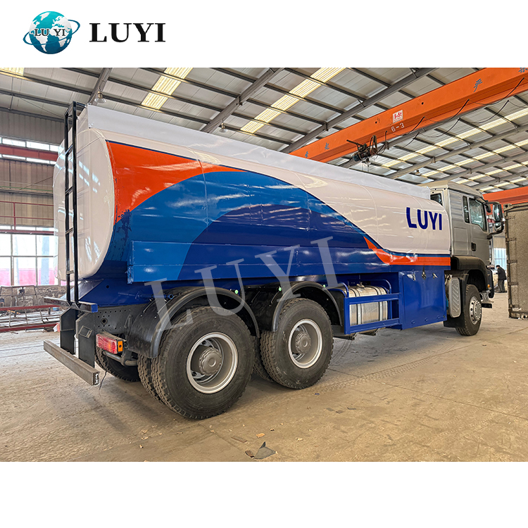 Semirrailer de camiones cisterna de combustible de 3 ejes para transporte de gasolina diesel & 2