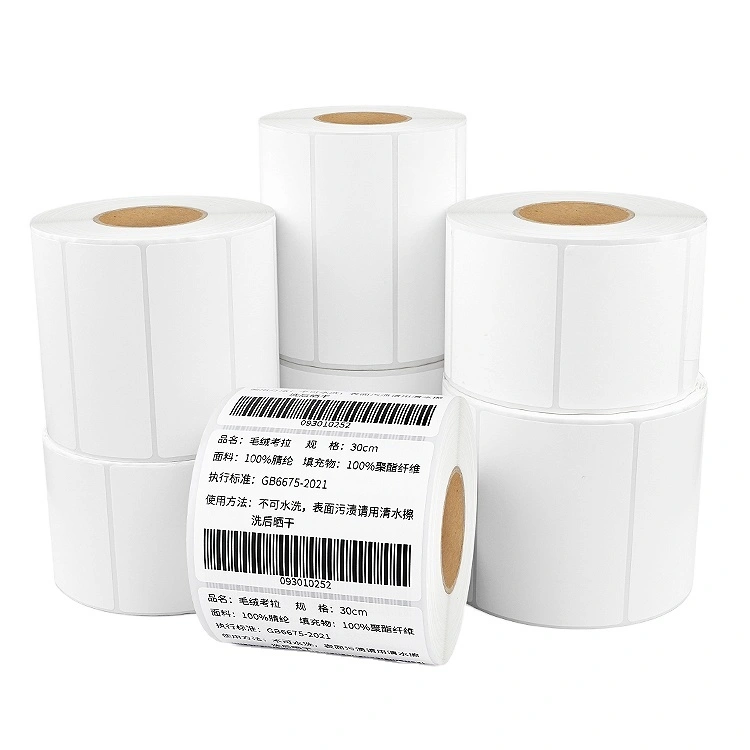 Custom Removable Self-Adhesive Blank Labels (Thermal) 1