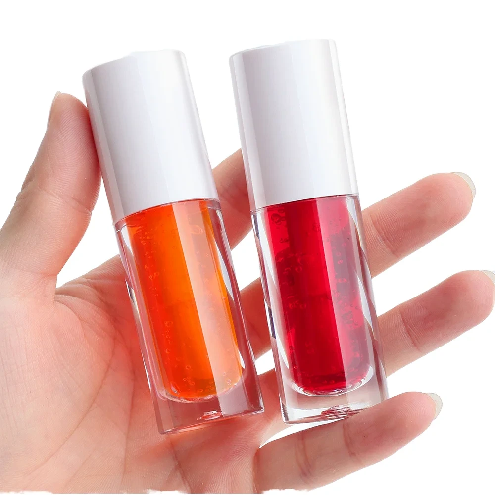 Mlm Custom Logo Waterproof Extreme Tinted Red Pink Vegan Jelly Lip Glow Tint Lip Matte Lip Gloss 1