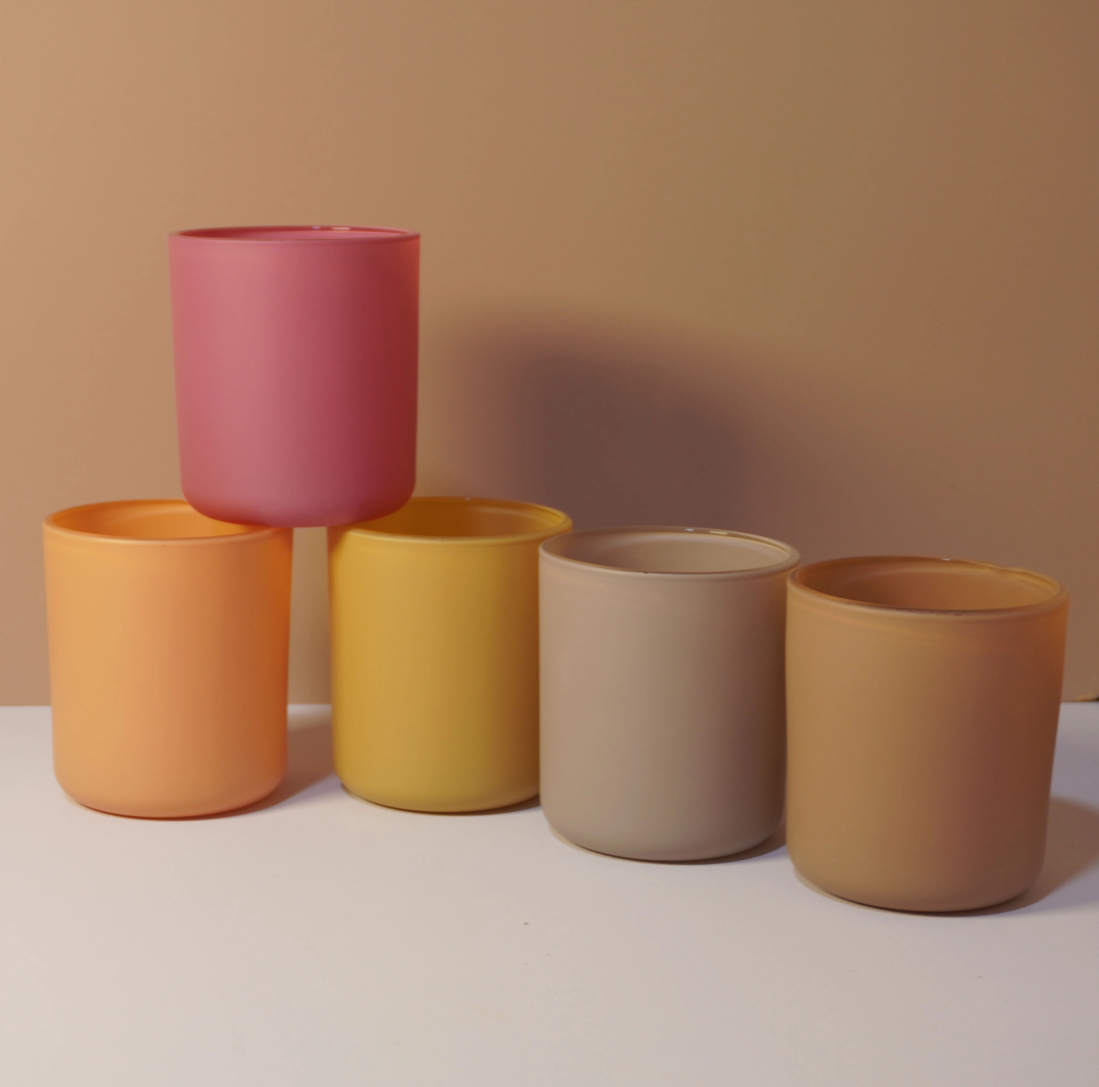 8oz 12oz 16oz Round Bottom Glass Candle Jar with Wooden, Cork, or Metal Lid 1