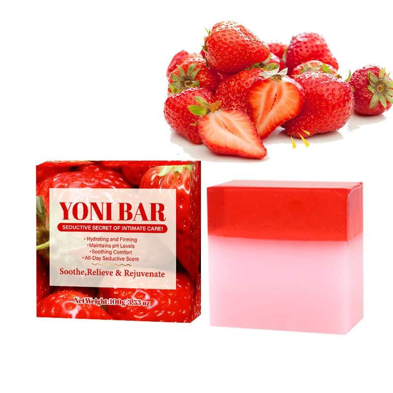 Strawberry Private Care Intimate & Bath Use Handmade Bar Soap From Guangzhou 1