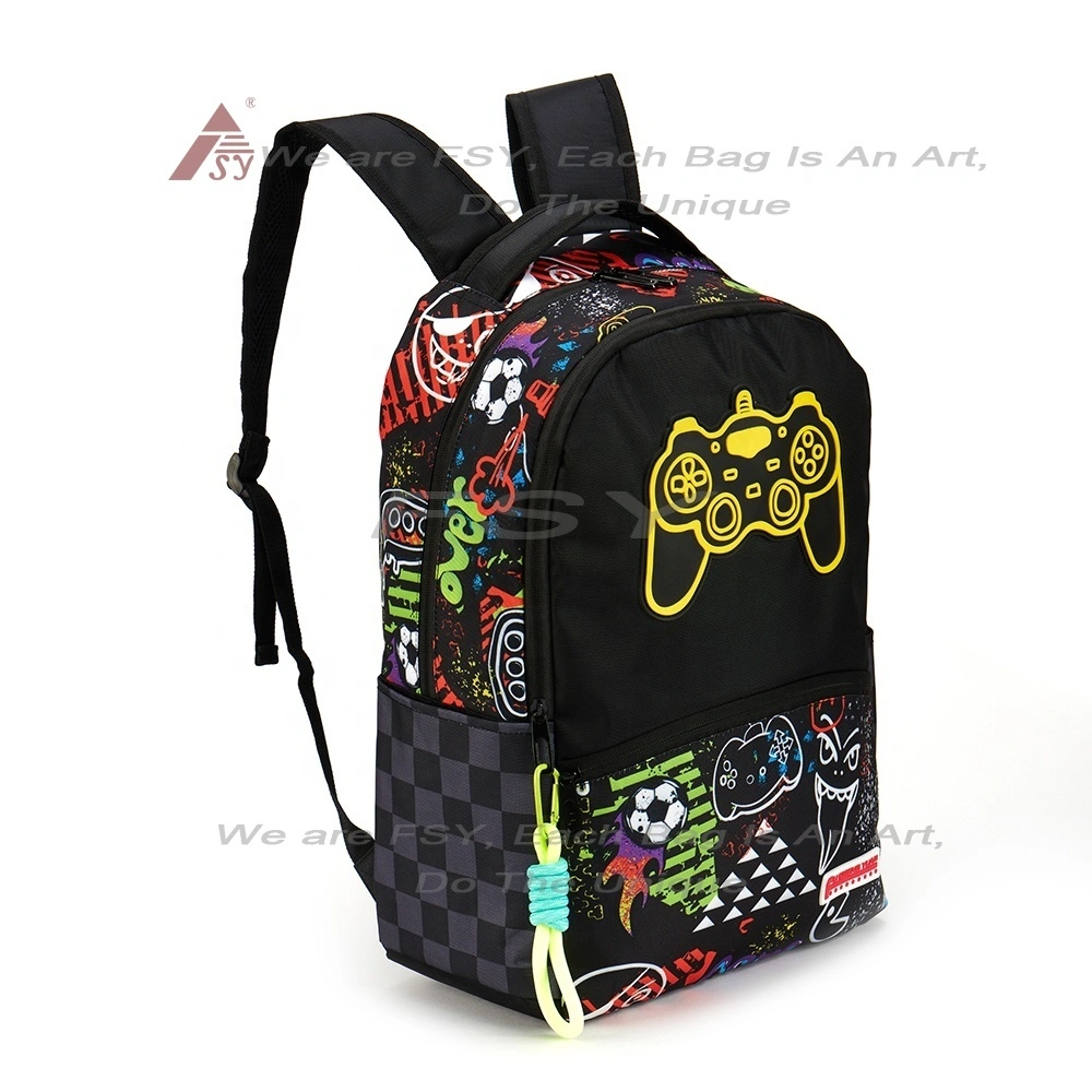 Wholesale  custom New Printed Pu Backpack With Logo Large Capacity Waterproof Designer Student Backpack Baseball Bags 1