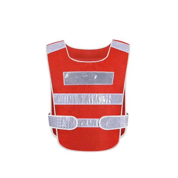 OEM Custom Mesh Multi-Color Breathable Unisex High-Visibility Safety Reflective Vest 1