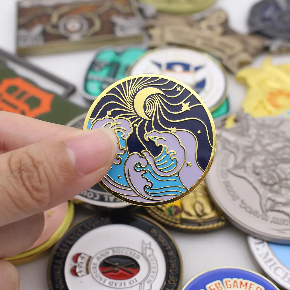 Monedas deportivas personalizadas con diseño libre | Esmaltadas y galvanizadas | Ever Rich Gift 1