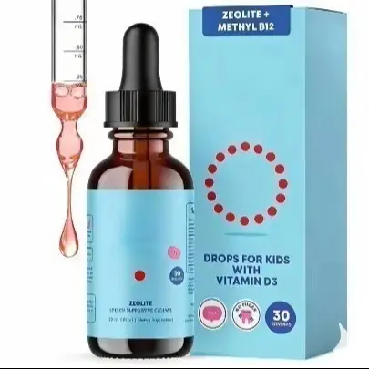 OEM/ODM Kids Liquid Immune w/ Zeolite, Me-B12 & D3 30ml 1