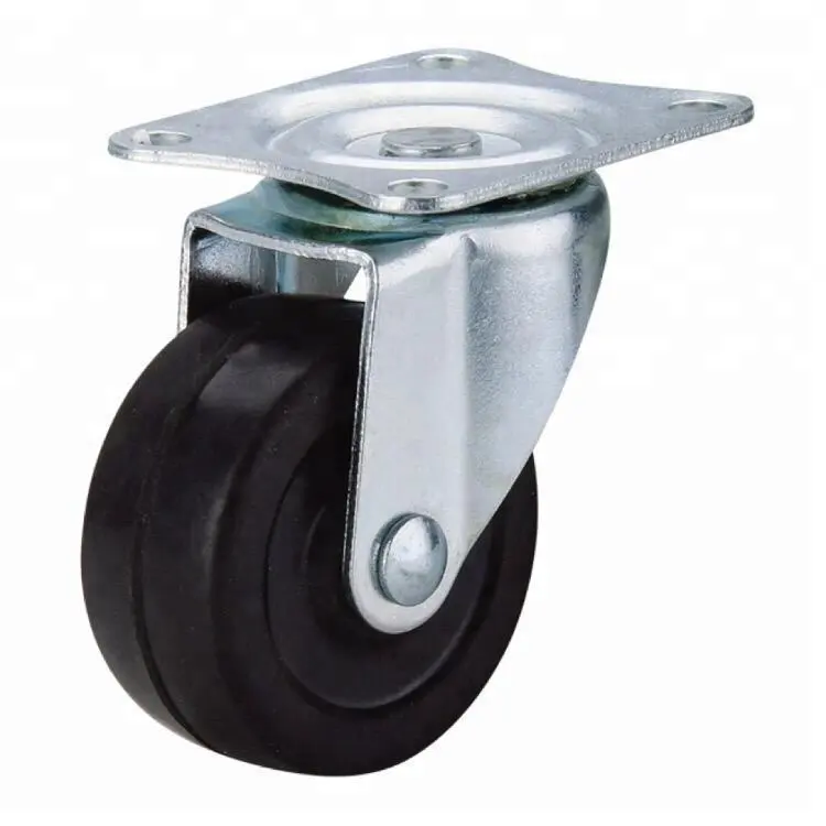2inch 50cm Furniture Small Caster Universal Wheel Industrial Rubber Silent Wheels Cart Casters 1