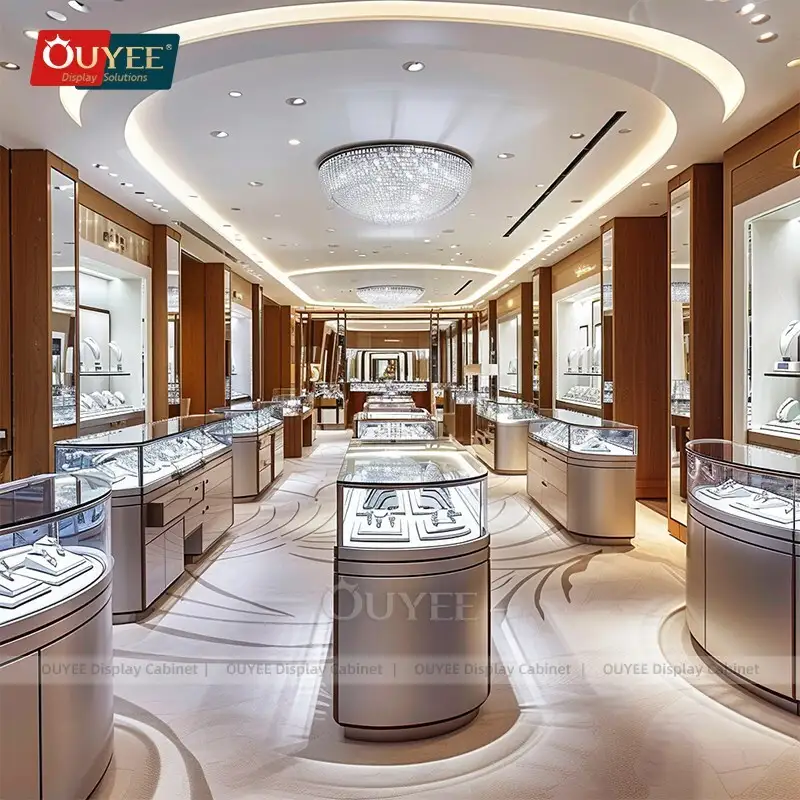 3D-Schaufenster für Goldschmucktheke in einem Einkaufszentrum 1