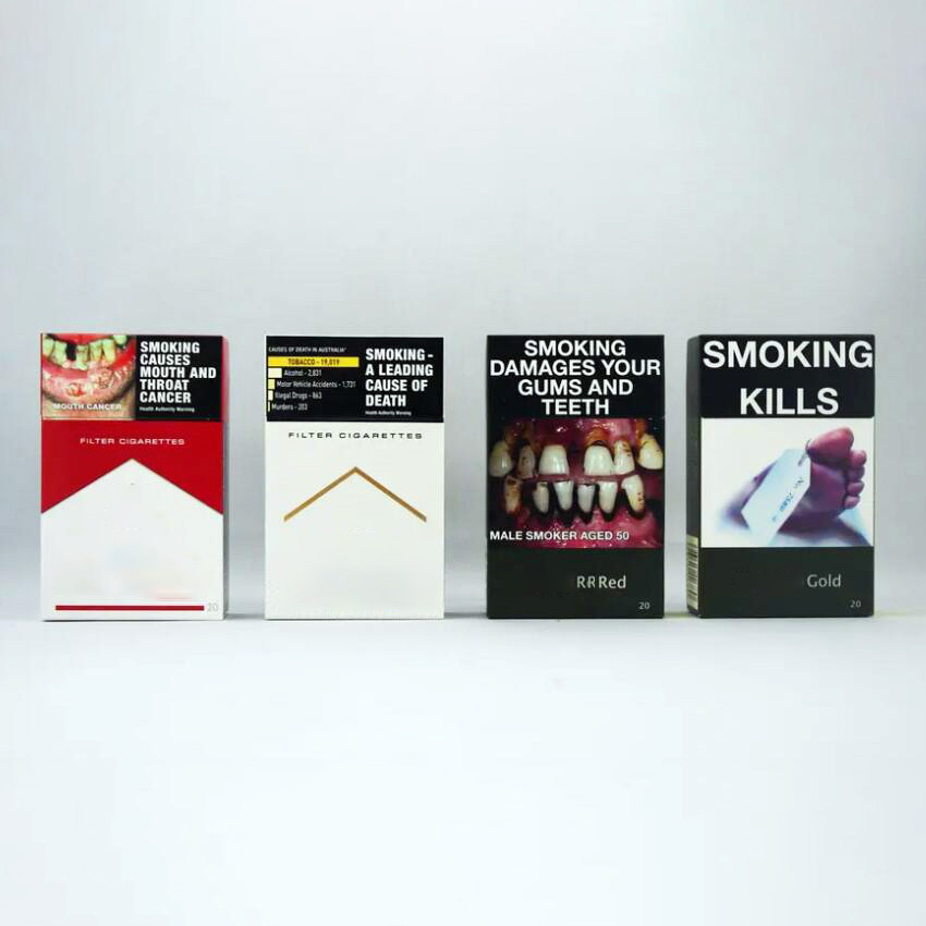 Standardisierte, schlichte Papierverpackung für Zigaretten und Tabakwaren 6