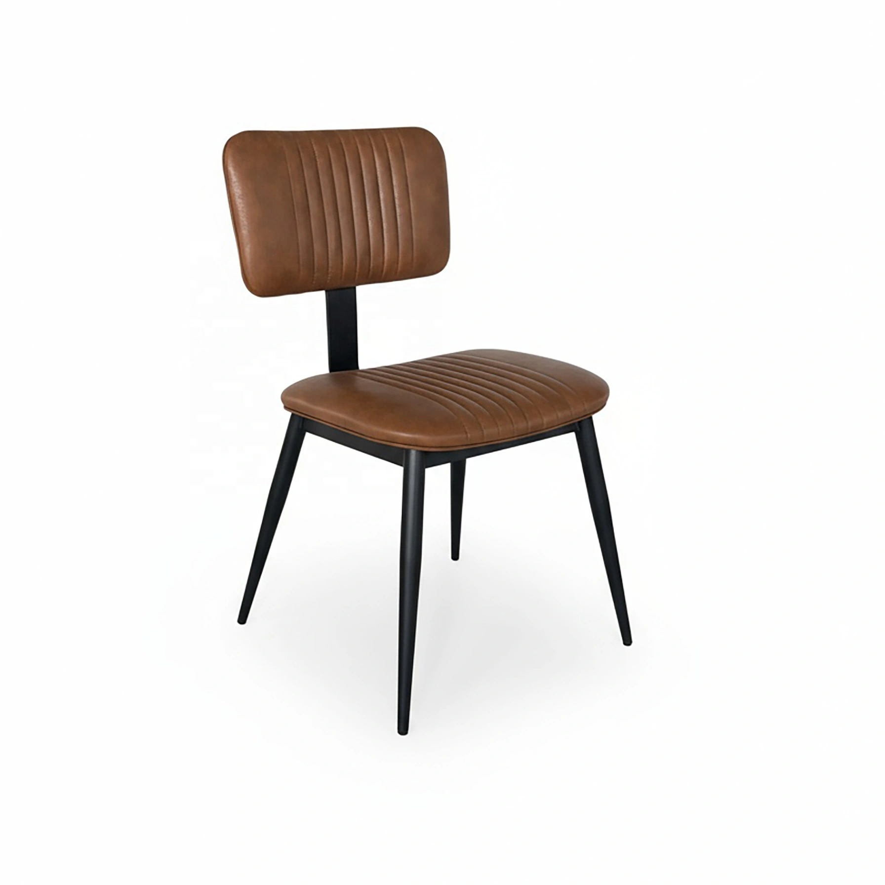 Metal Frame Restaurant Chairs with PU Leather & Foam - Commercial 1