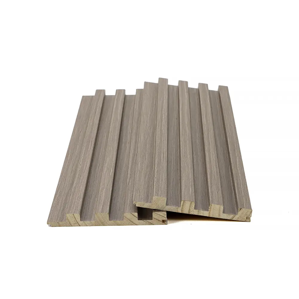 2,7 meter lange Akupanel wandpanelen van massief walnoothout voor interieurdecoratie 1