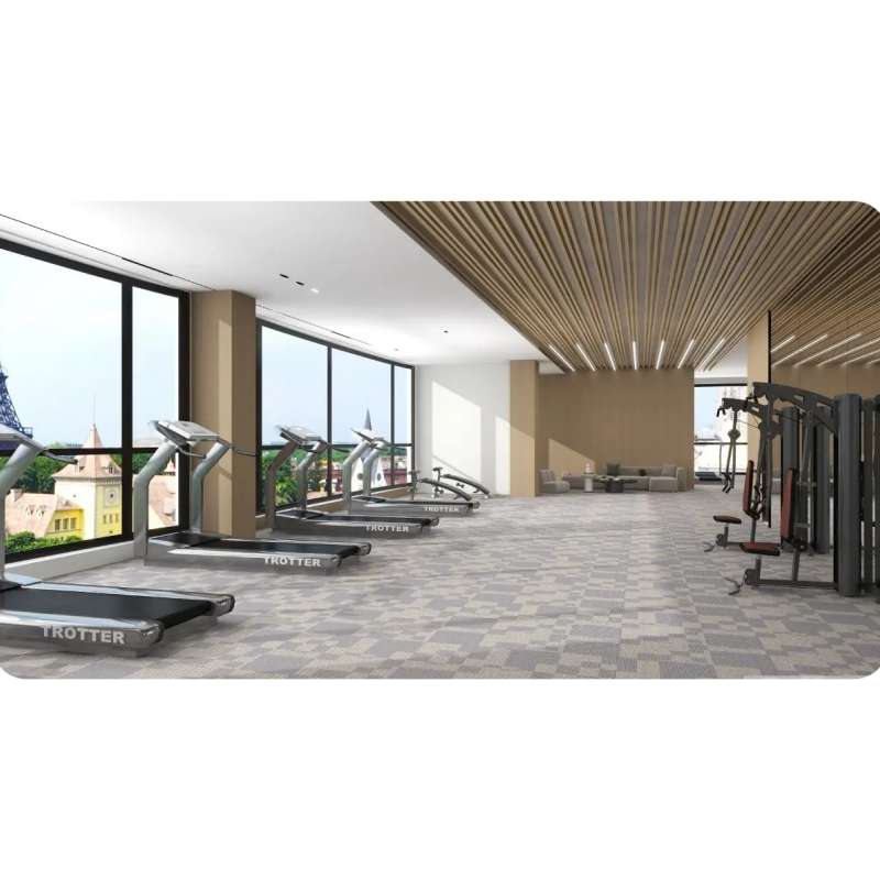 High-Quality Commercial Carpet Tiles - Wool Nylon Axminster 2