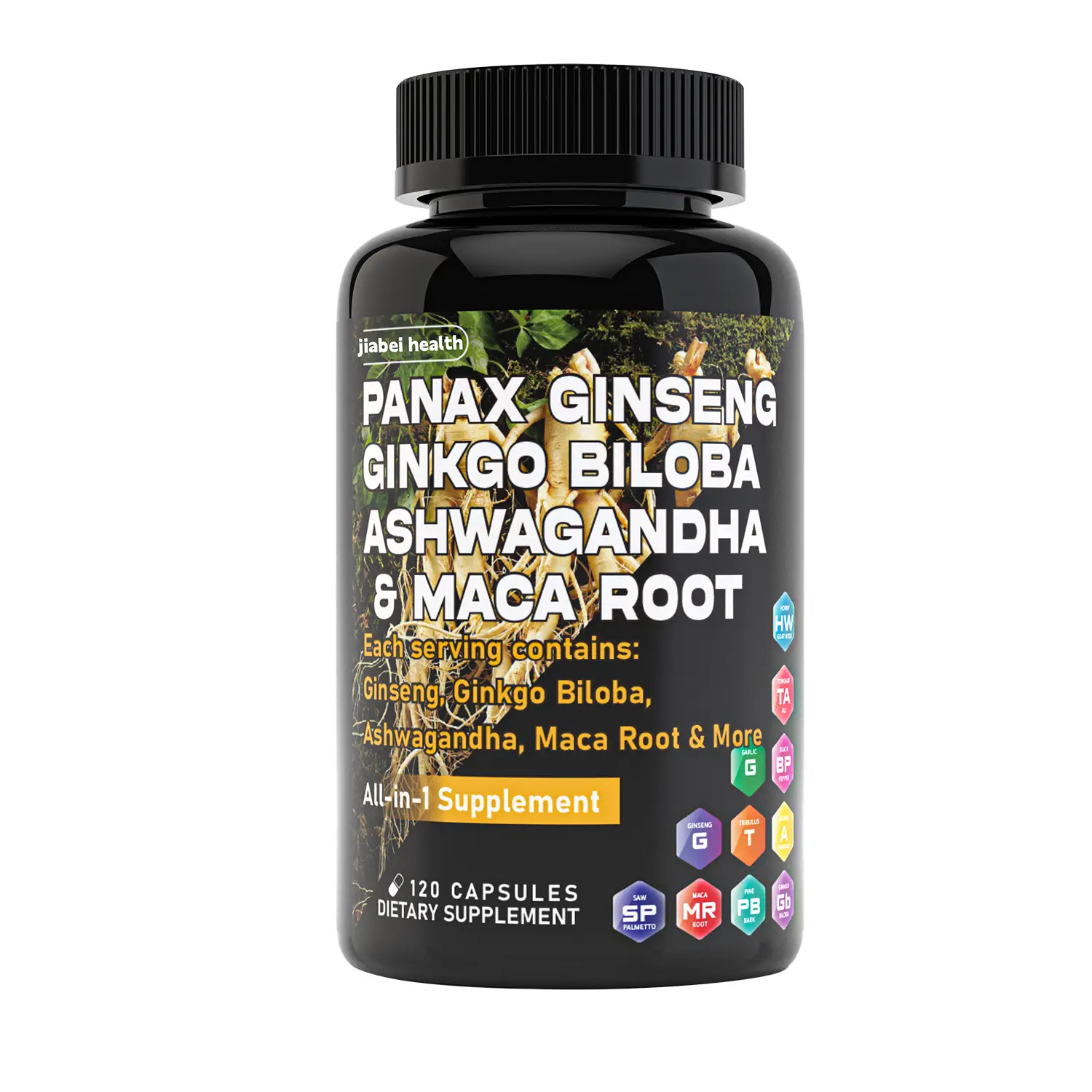 OEM Private-Label Men's Tribulus Panax Ginseng Maca Capsules 1