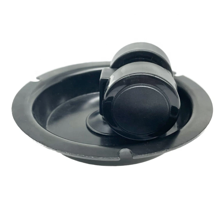 1.5 Inch 70 Kgs Heavy Loading Black Steel Cover Nylon Plastic Wheel Cabinets Closets Wooden Furniture Casters 1