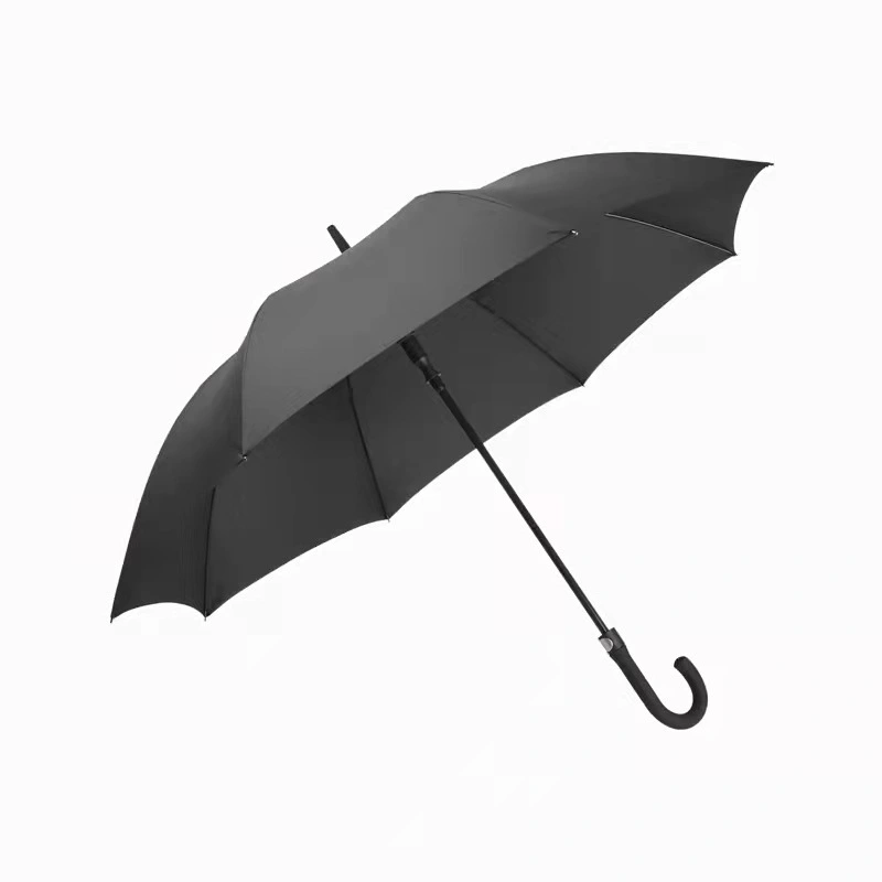 Fiberglass Long Handle Umbrella Automatic Straight Umbrella with Logo 1
