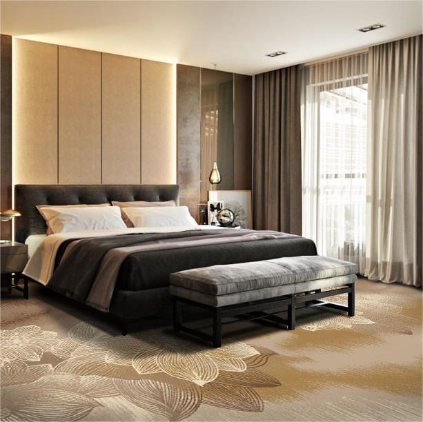Tapis d'hôtel sur mesure en polyester antidérapant et lavable 5