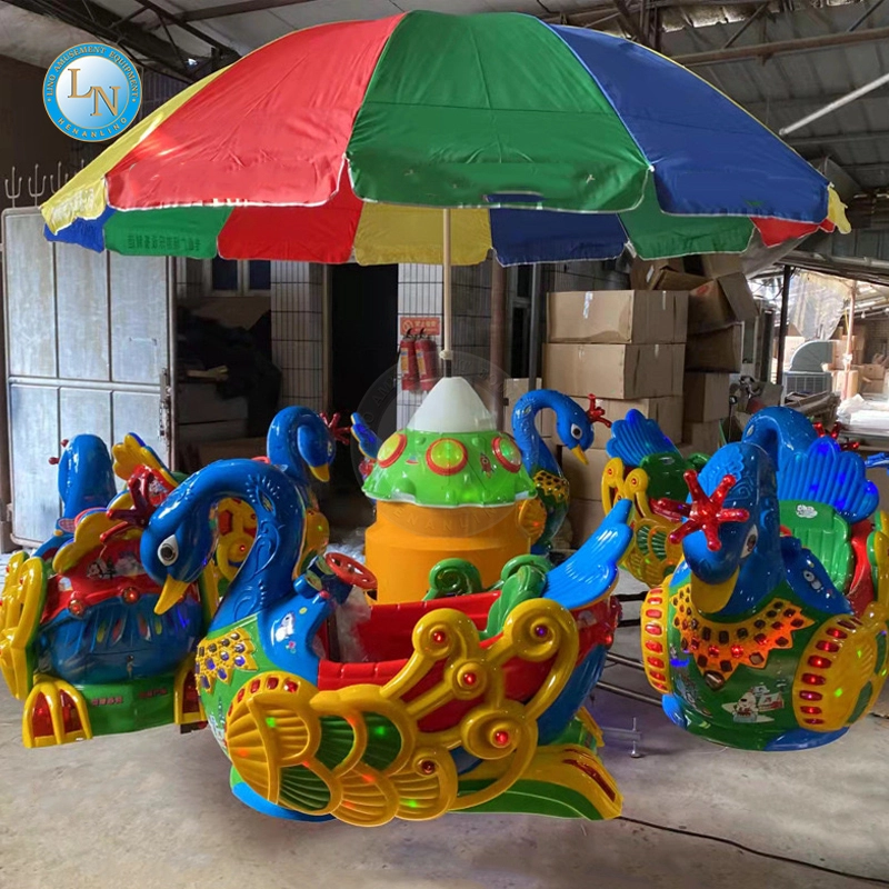 Outdoor Amusement Park Interactive Children's Carousel Rides Popular New Design Ride Carousel For Kids On Sale 1