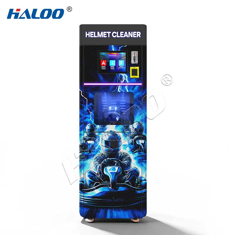 Automated Portable Helmet Cleaning Vending Machine for Bike Shops Commercial | Helmet Cleaning Solution 1