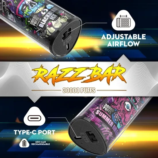 EU Warehouse Free Shipping Razzbar 40K Puff Bar 40000 Puffs Disposable Vape Pen 1