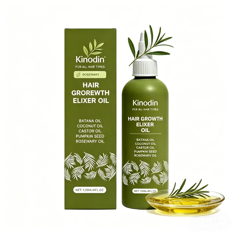 Organic Herb Hair Growth Oil For Scalp Massage Nourishing Root Repair Scalp Care Hair Regrowth Serum 1