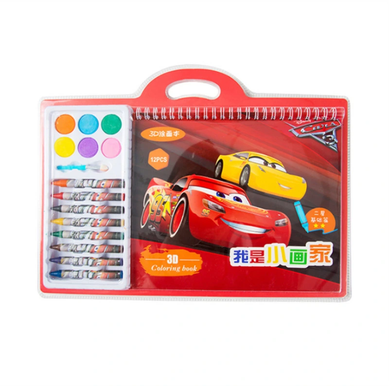 Printen van een studentenboek met kleurpotloden (paperback) 1