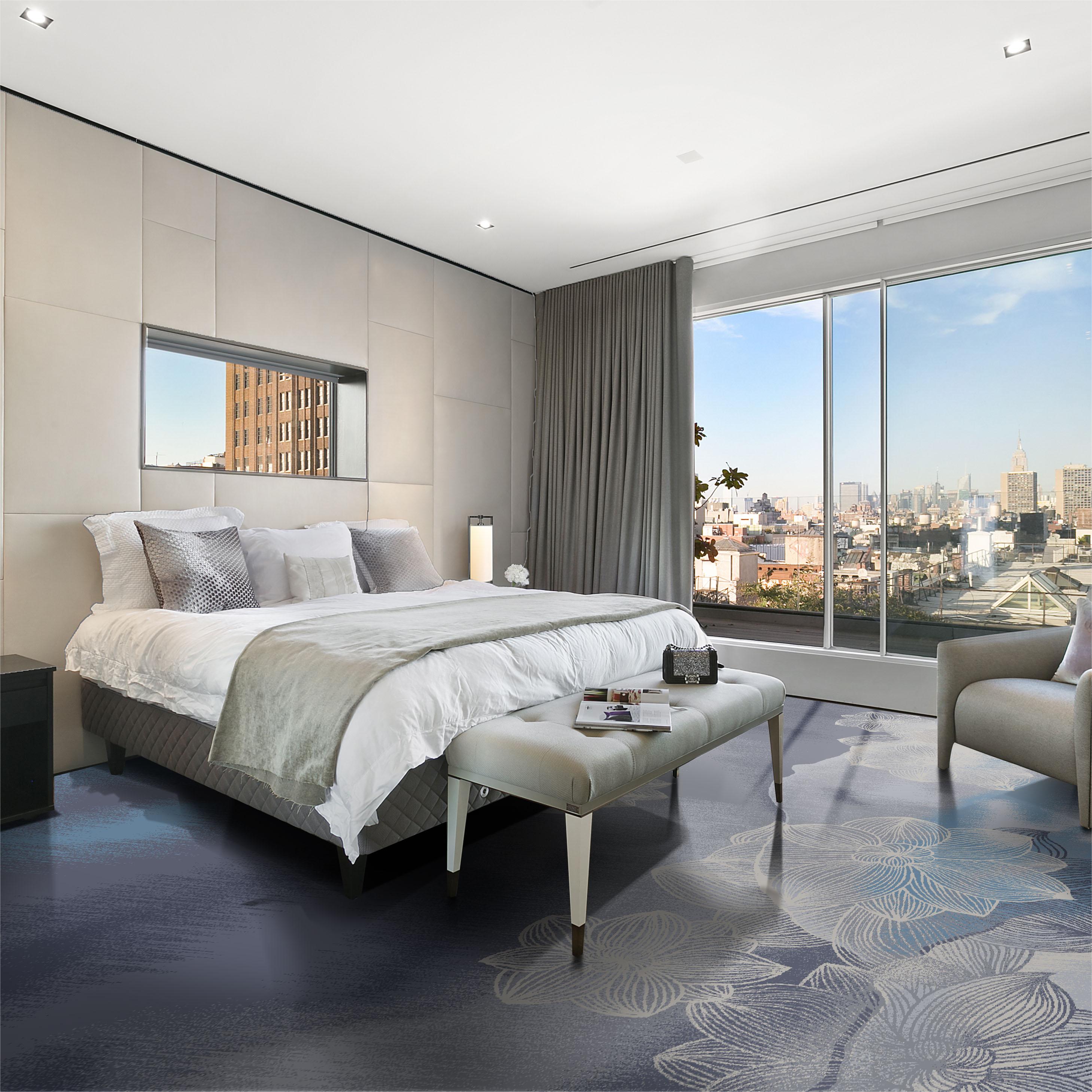 Tapis d'hôtel sur mesure en polyester antidérapant et lavable 4
