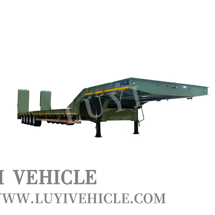 Factory Price 3/4/5 Axles Lowbed Semi Trailer | LUYI 1