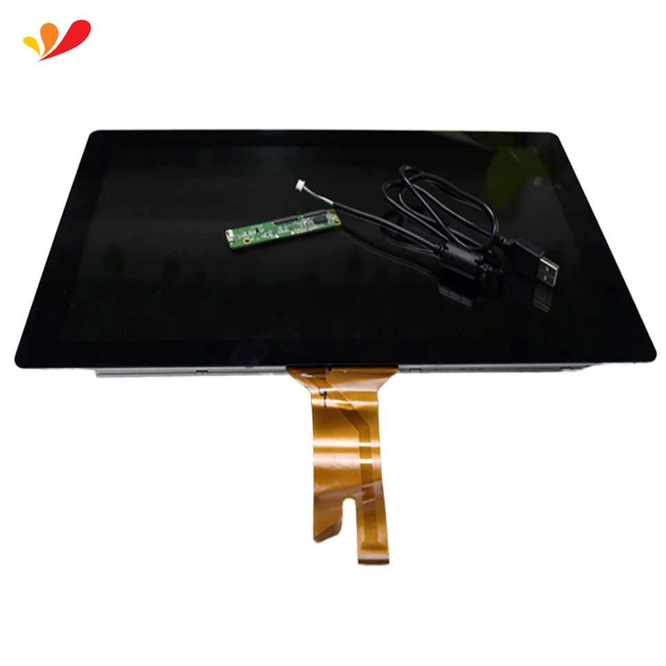 Hx1561707 Industrial Pcap 15.6 Inch Lvds Full Hd Touch Screen Displays For Raspberry Pi Multi-touch Screen Module 10 Point 1
