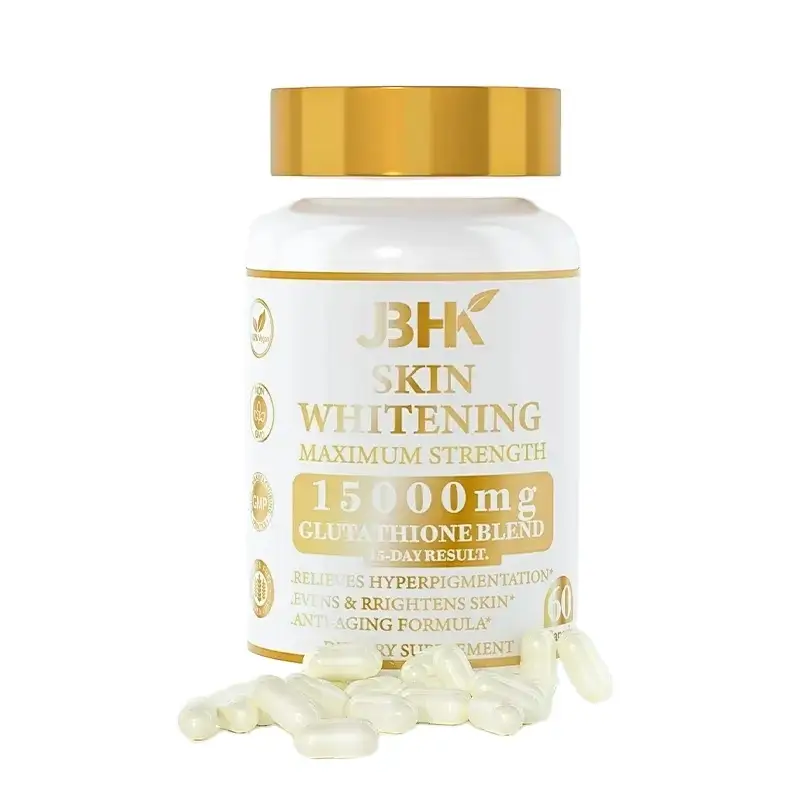 OEM Biotin Whitening Capsules 15000mg 60grains Private Label 1