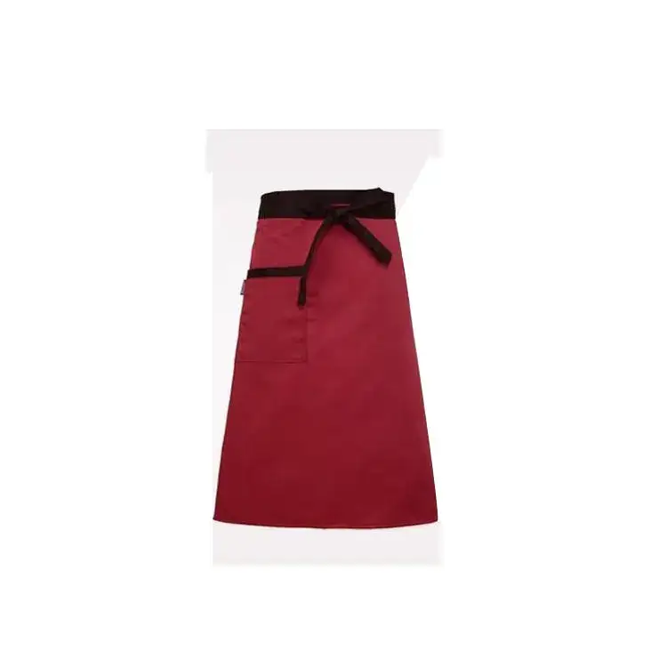 Practical Unisex Twill Cotton And Polyester Kitchen Aprons Washable And Oil-proof For Convenient Cleaning 1