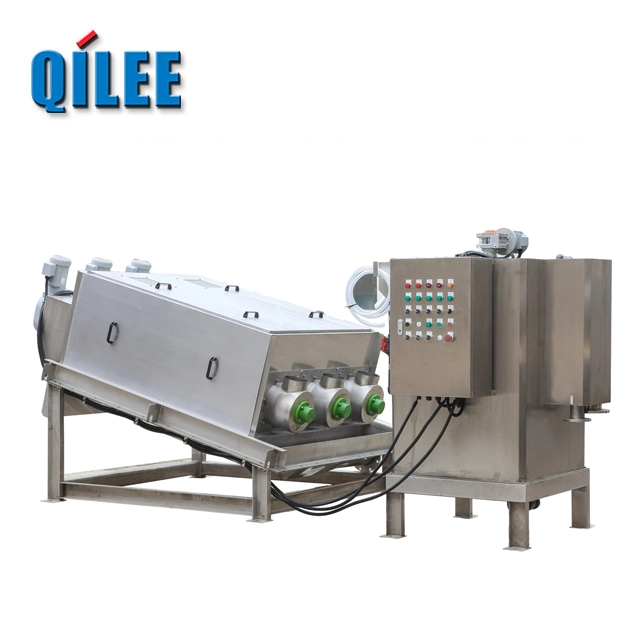 SUS304 Screw Press Oil Sludge Dewatering 500L/h 1yr Warranty 1