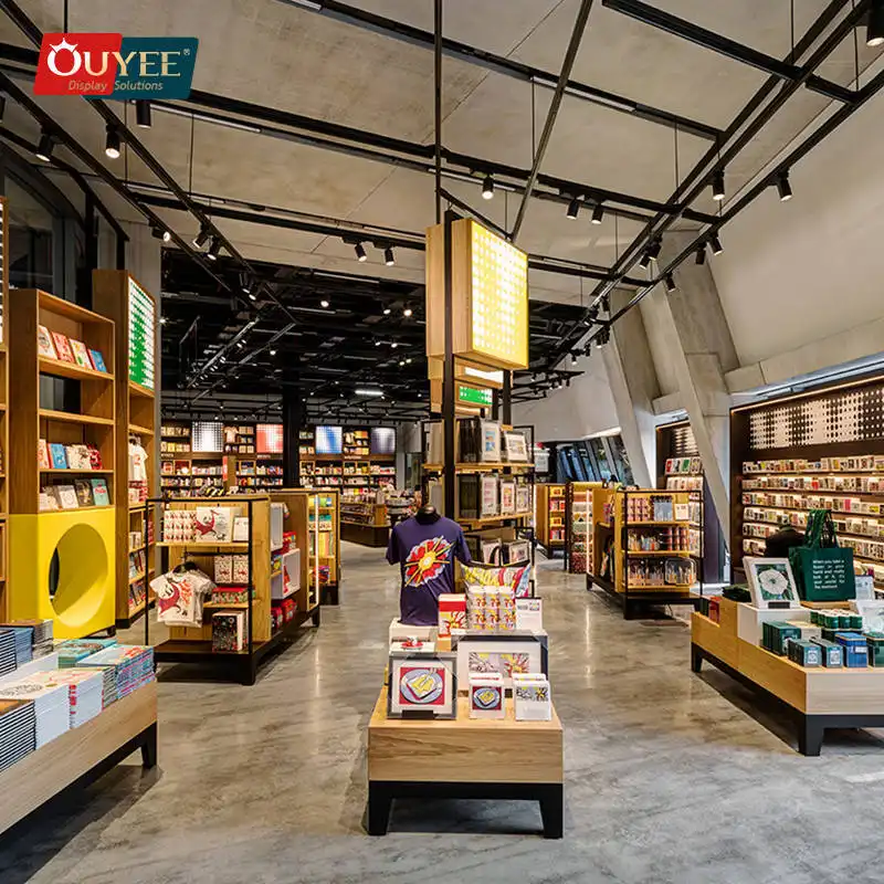 Gondole de librairie - Présentoir à livres roulant pour bibliothèque 1