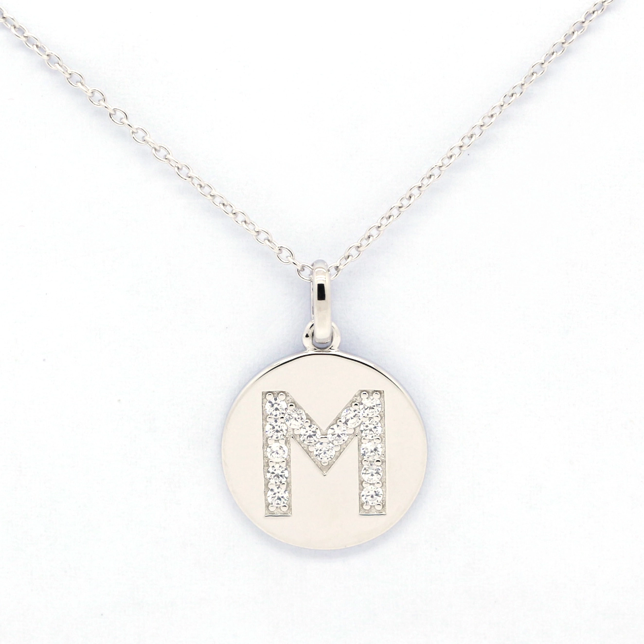 Collana tennis da donna personalizzata Fenfhang Jewelry in argento 925 con diamanti sintetici rotondi. 1