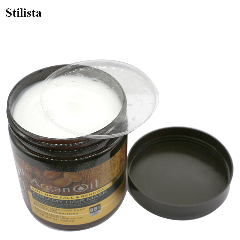 Mascarilla capilar de argán con aceite de queratina de marca propia de 1000 ml. 3