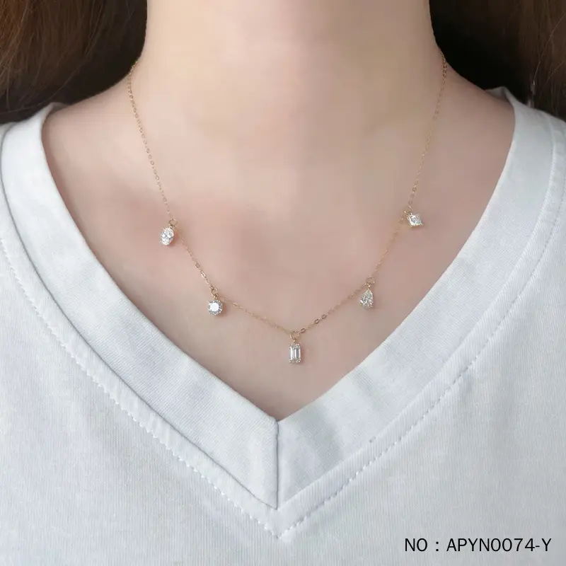 Lab Diamond Necklace Custom Lab Diamond Pendant Suppliers 5