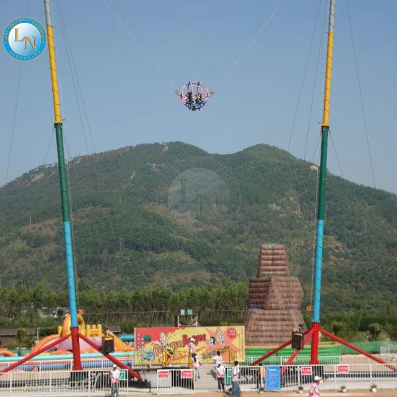Beston Exciting Fairground Attractions Amusement Rides Slingshot Bungee Rides For Sale 2 Seats 1