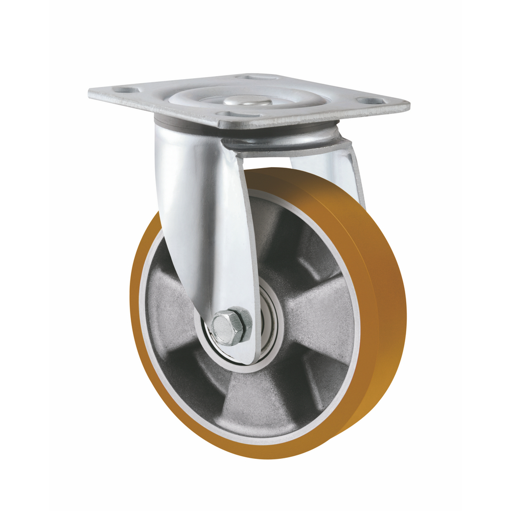 Heavy Duty Pu Swivel Caster And Wheel 5 /6/ 8 Inch Locking Casters With Brake 1