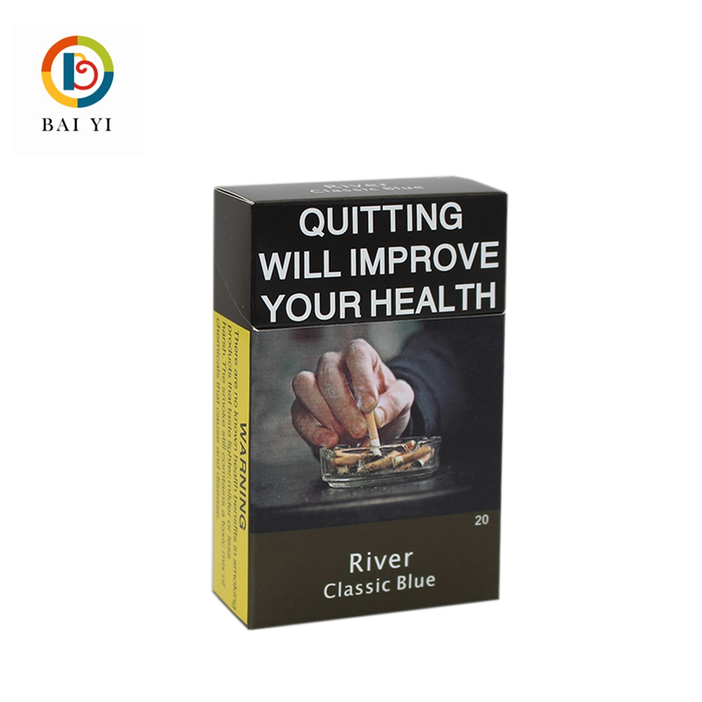 Caixa de presente de luxo personalizada em cartão cartão de 2 mm de espessura para embalagens de snacks e cigarros, com acabamento laminado. Amostra grátis. 1